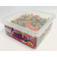 Sweetzone Fizzy Tongues Assorted Flavours Hmc Halal Tubs (600 Pieces)